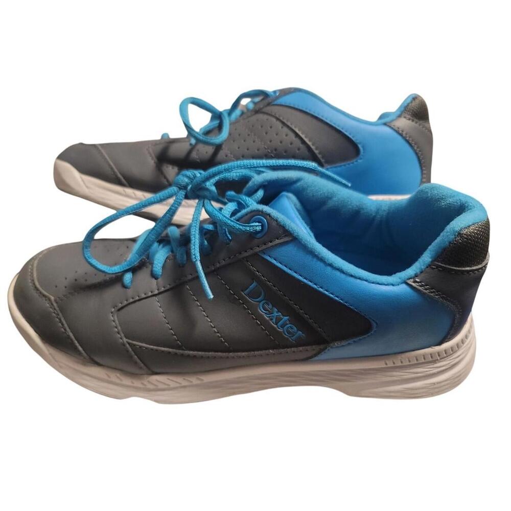 Dexter Ricky IV Mens Bowling Shoes Gray/Blue Size 7.5M